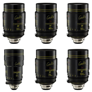 Cooke, 2x Anamorphic 6 Lens Set (ft, PL Mount) - 32/40/50/65/75/100mm